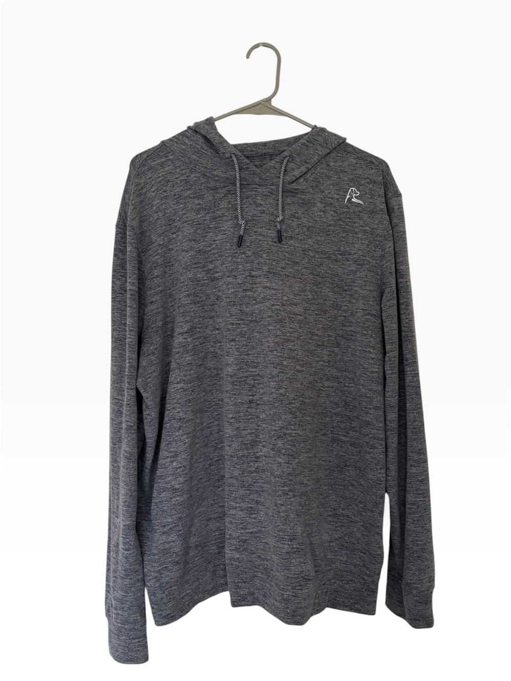 Rhoback Hesi Performance Pullover Hoodie Grey Men’s Sz L Golf Business Fall